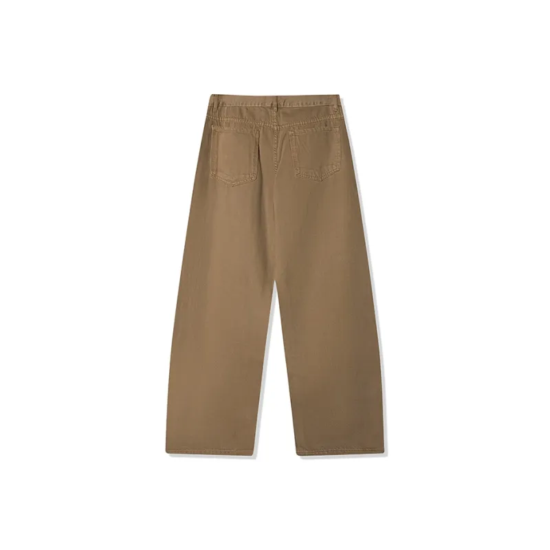 LANGWEIZHE Basic Versatile Fashion Draping Pants Loose Trendy Solid Color Casual Pants Unisex-15
