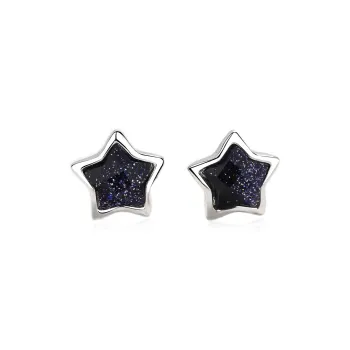 CENTURY&KINDLE S925 Silver Stud Earrings Women's