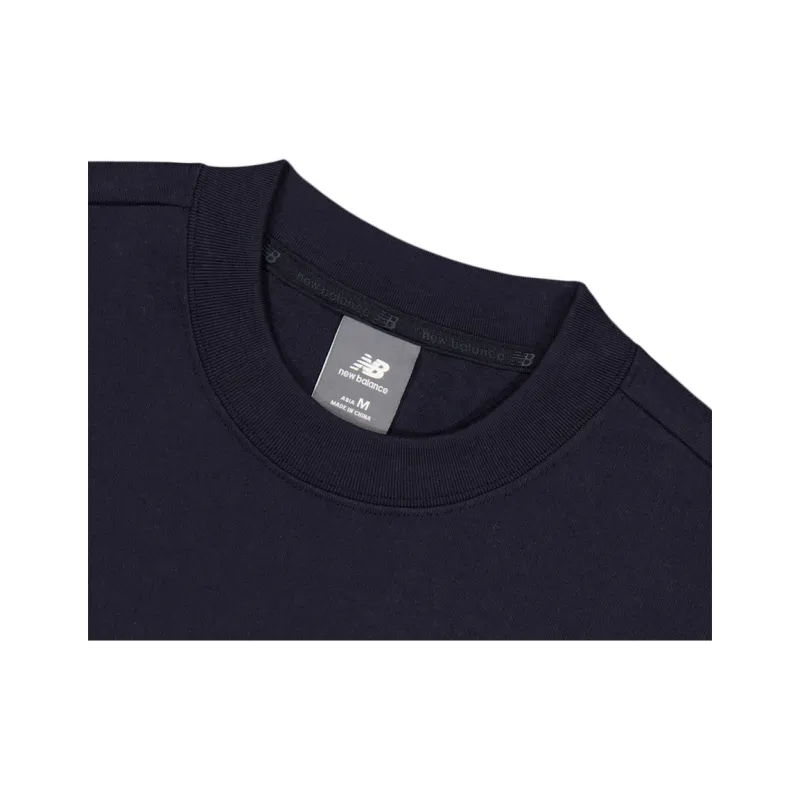 New Balance NB Grey SS25 T Shirt Men's Navy Blue-2