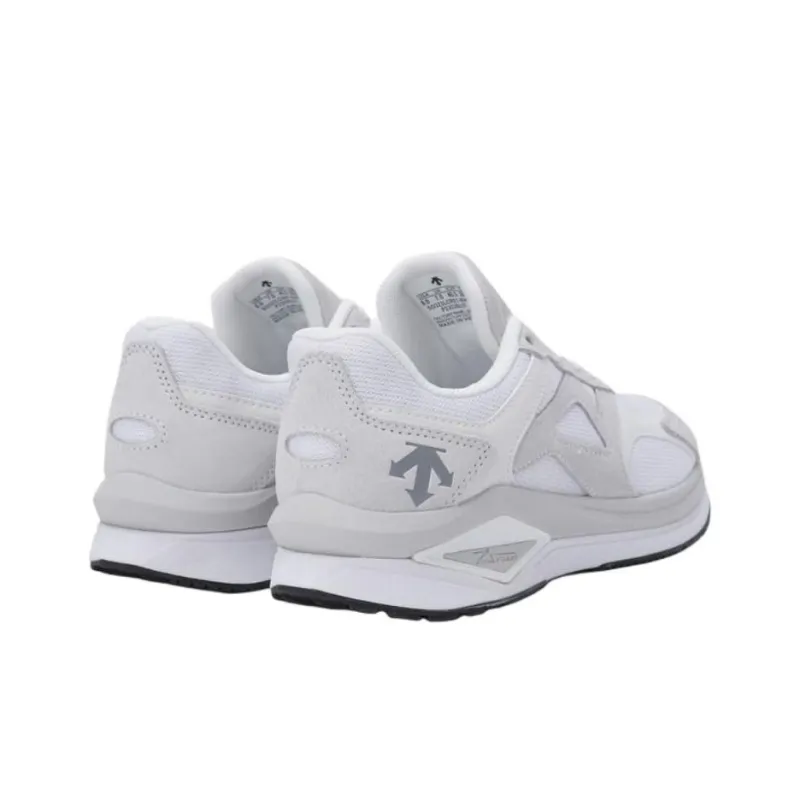 DESCENTE Clash Low Top Casual Shoes Unisex White Gray-4