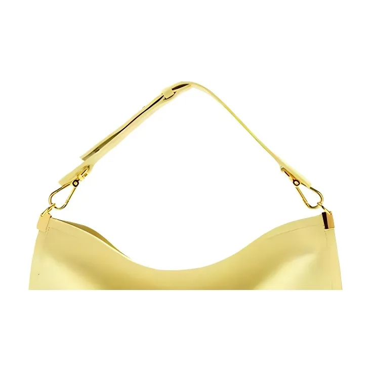 COCCINELLE Cow Leather Handbag Large Size Women's Lemon Juice Color-2