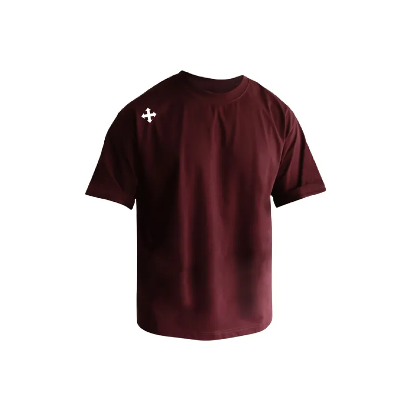 WALLPAINTER T Shirts Men Burgundy-0