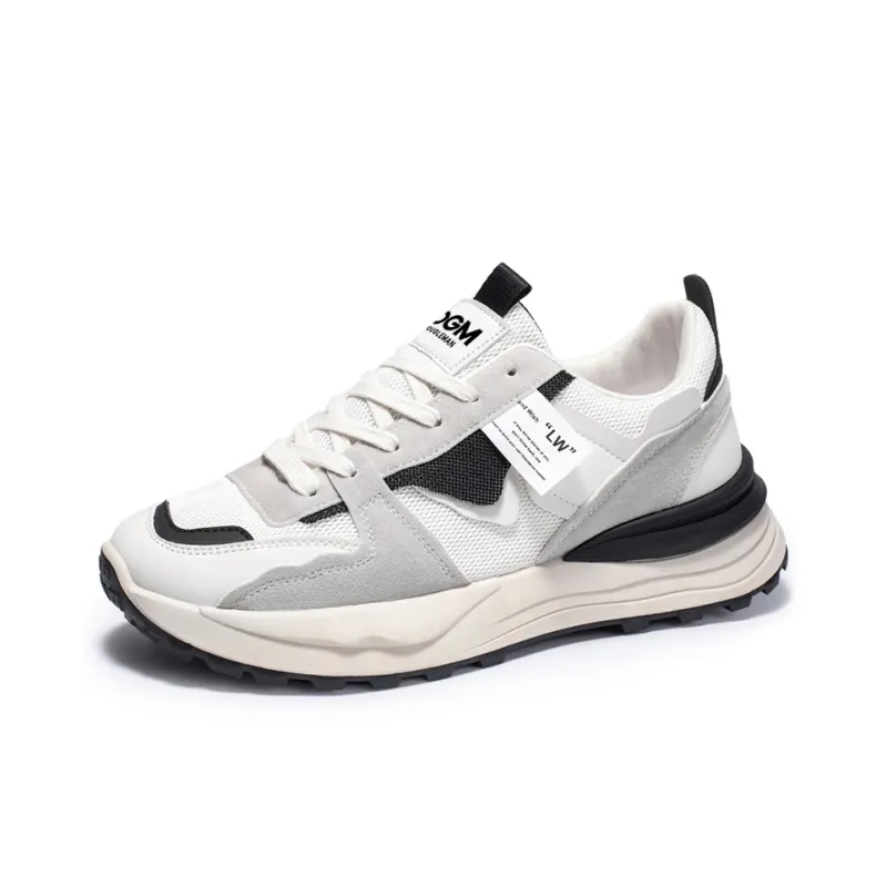 OUGLEMEN Slip Resistant And Abrasion Resistant Coverage Low Top Casual Shoes Men's Box-6