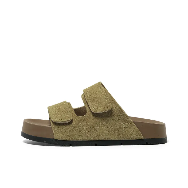 FOREVER 21 Slip Resistant Odor Resistant Abrasion Resistant Slide Slippers Women's Brown-0