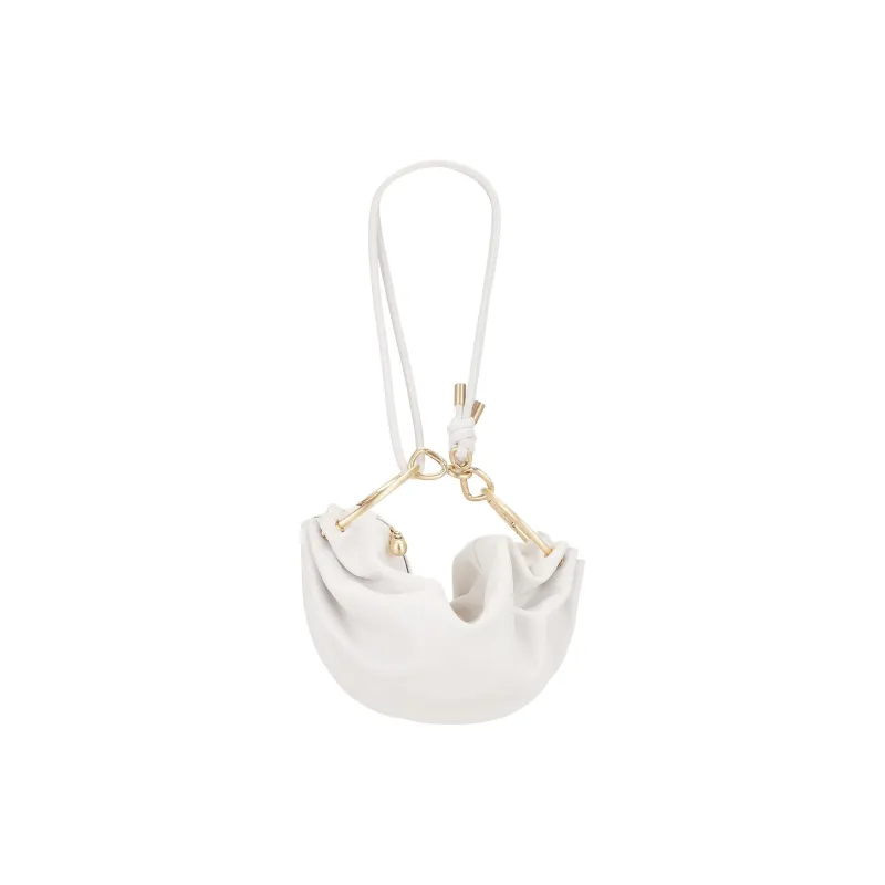 CULT GAIA Leather Crossbody Bag, Shoulder Bag Women's White-1