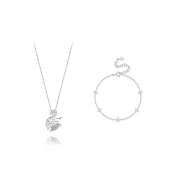 KUMET Sterling Silver Necklaces Women's