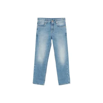 Brunello Cucinelli SS25 Jeans Women's L Blue