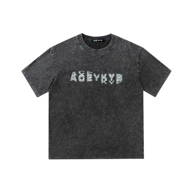 YK&YB Short Sleeved T Shirts Unisex-0
