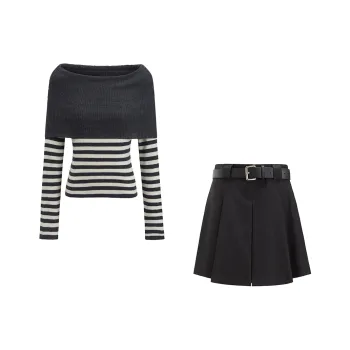 AURORA MUSE Two Piece Skirt Sets Women's