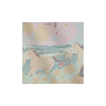 HERMES Silk, Silk Scarves Women's Multicolor