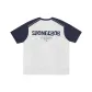 White Gray & Navy Blue