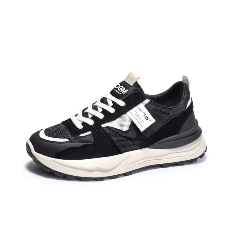OUGLEMEN Slip Resistant And Abrasion Resistant Coverage Low Top Casual Shoes Men's Box-1