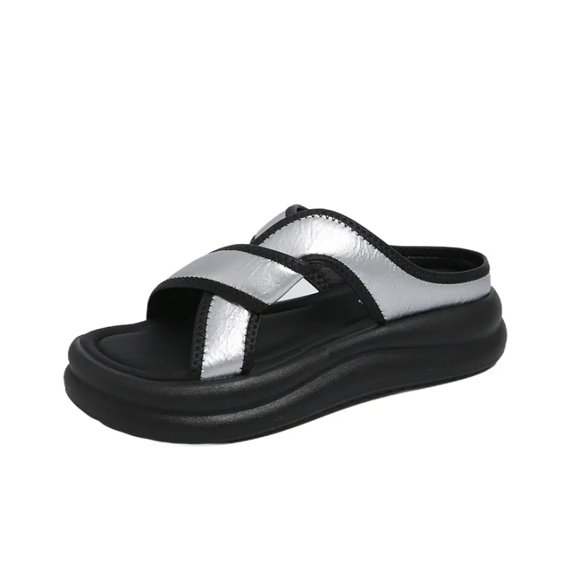NANJIREN Quiet Slip Resistant Odor Resistant Abrasion Resistant Cushioning Slide Slippers Women's-4
