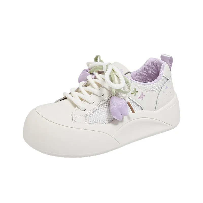 SUPEREDGE Anti Slip Wear Resistant Low Top Skateboard Shoes Women's-0