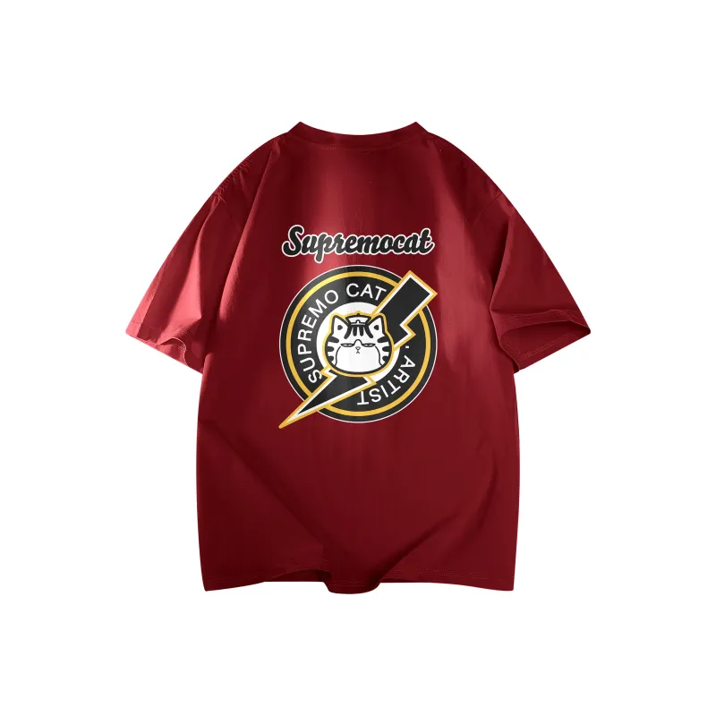 Supremo Cat T Shirts Unisex-8