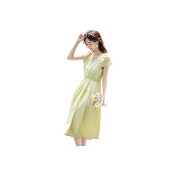 Still Quiet Short Sleeved Dress Women's