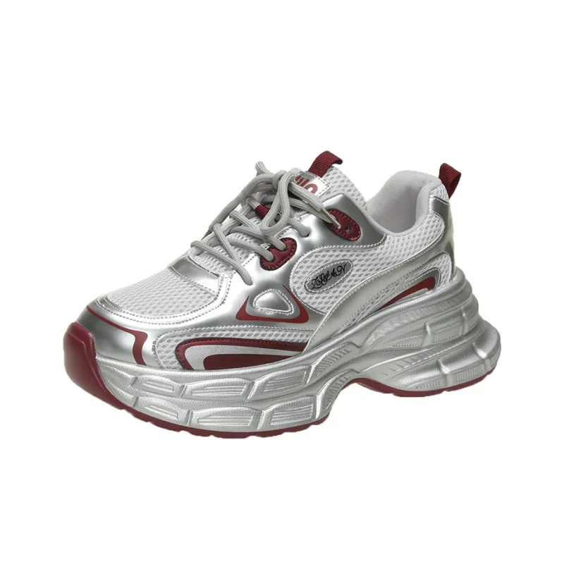 NTOZE Anti Slip Wear Resistant Low Top Chunky Sneakers Unisex-4