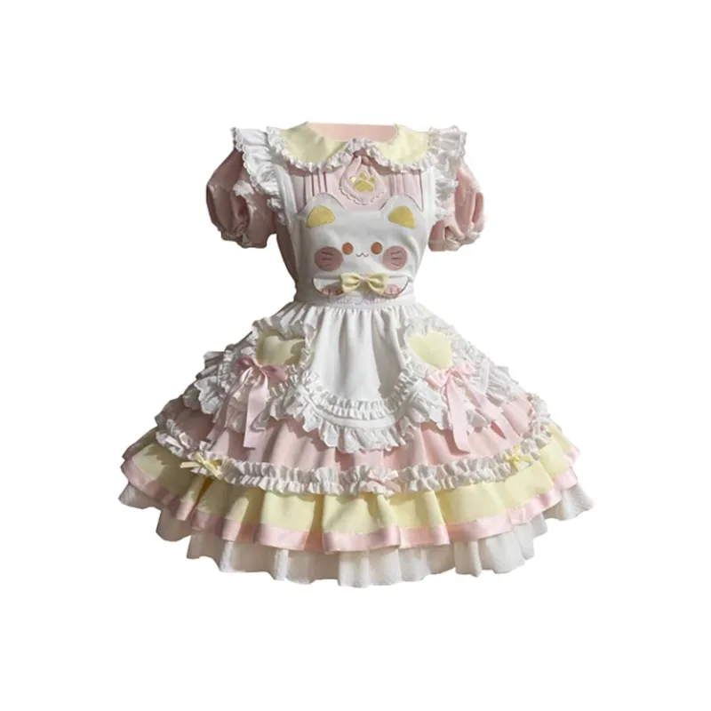 TIBINB Lolita Dresses Women's Small Lo Dress-0