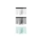 3 Pack (White+Gray+Green)