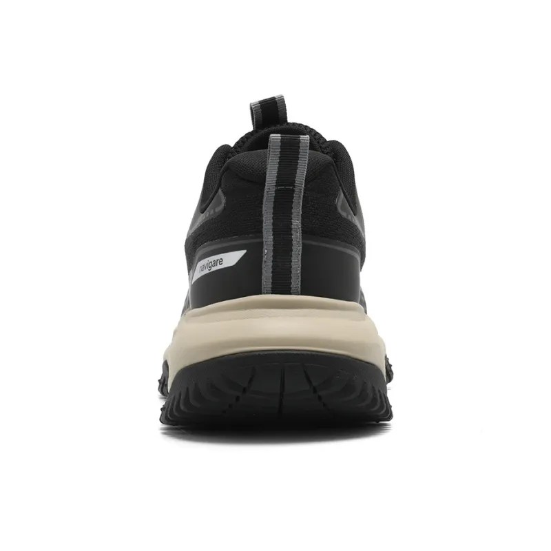 NAVIGARE Anti Slip Wear Resistant Low Top Casual Shoes Men's Black-3
