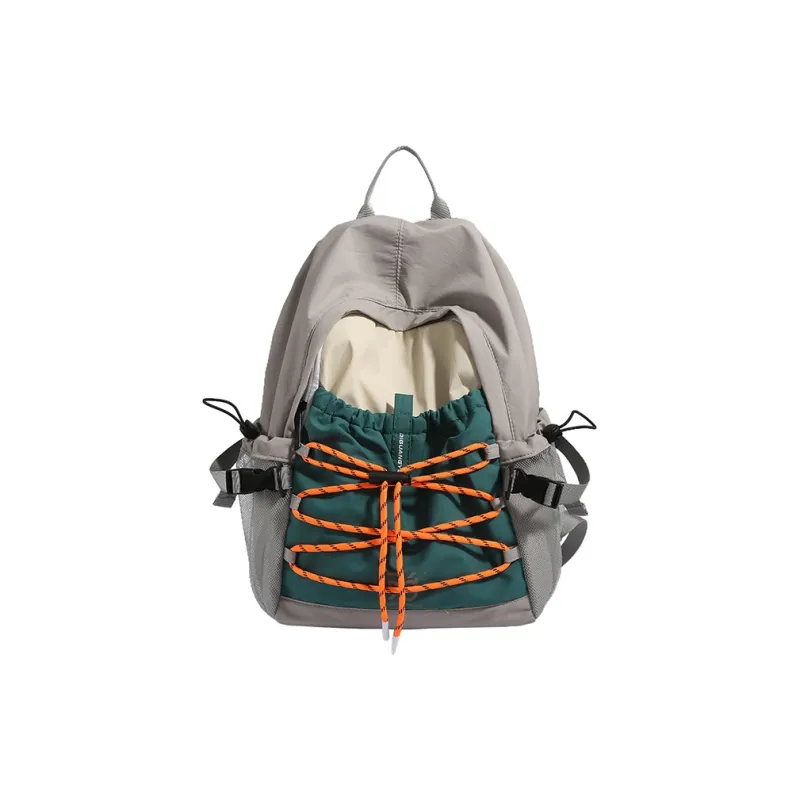 WICKBUEN Nylon Backpack Tubas Unisex Green/Purple-0