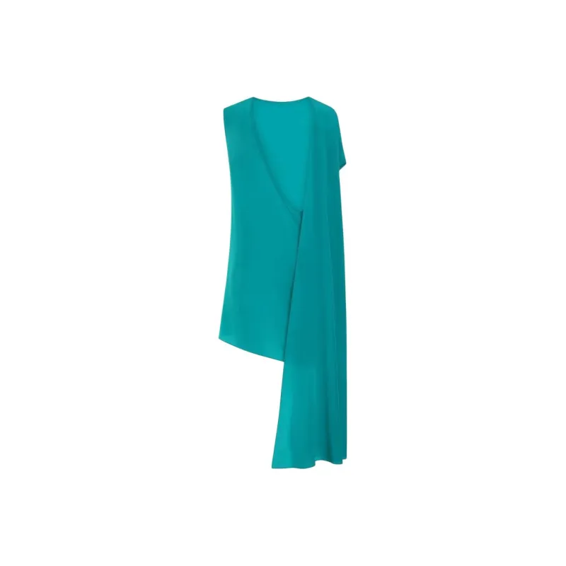 Gianluca Capannolo Short Sleeved Dress Women's Green-1