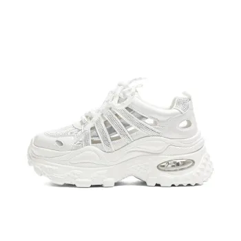 JOSINY Abrasion Resistant Slip Resistant Low Top Chunky Sneakers Women's