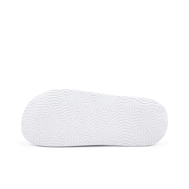 PEAK Tai Ji1.0 Quiet Slip Resistant Cushioning Slide Slippers Men's White Green-6