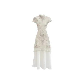 PZGE Short Sleeved Dress Women's