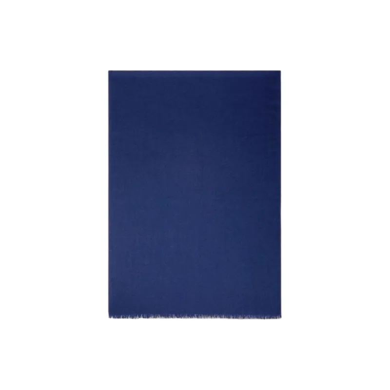 Loro Piana 70% Cashmere Knit Scarves Men's Blue-0
