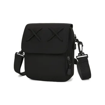 Techson Nylon Shoulder Bag, Crossbody Bag Regular Unisex Multicolor