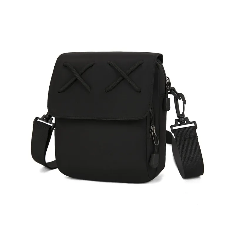 Techson Nylon Shoulder Bag, Crossbody Bag Regular Unisex Multicolor-0