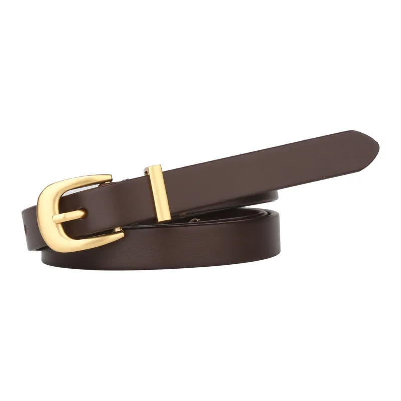 CATELLES Top Grain Cow Leather Belts Women's 1.5cm-8