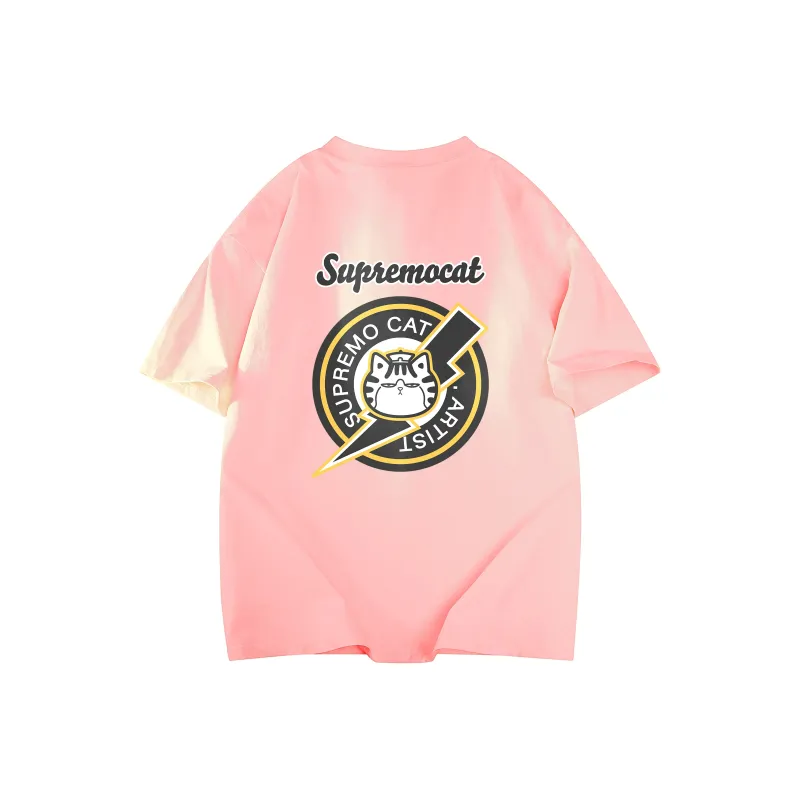 Supremo Cat T Shirts Unisex-4