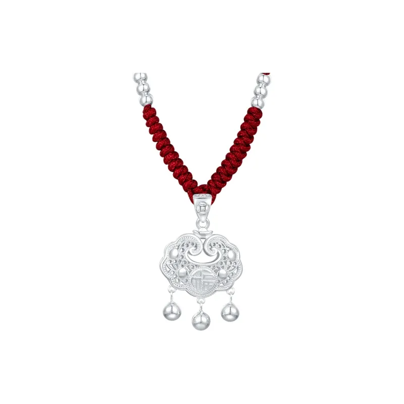 JINLIUFUJIXIANG S925 Sterling Silver Necklaces Unisex-7