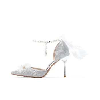 Be Good High Heels Women's Silver