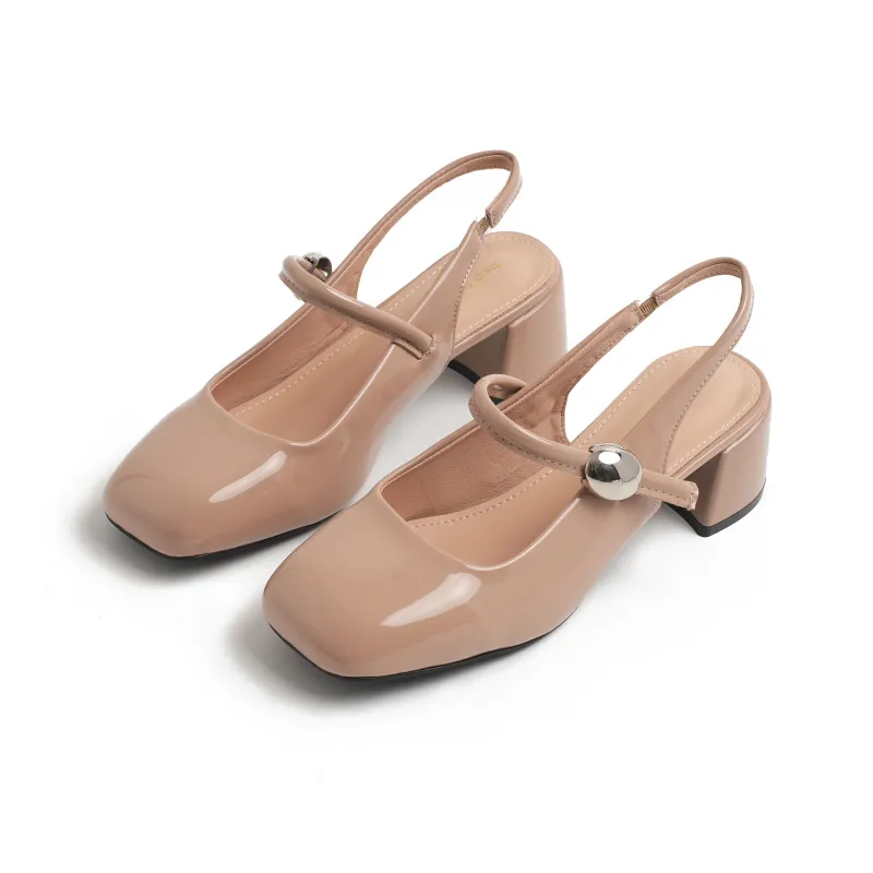 NUNZ Chunky Heel High Heels Women's-7