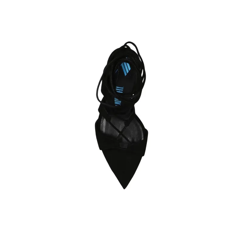 The Attico Renèe One Strap Sandals 10.5cm Women's Black-4