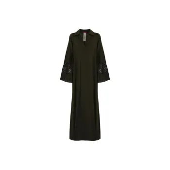 MaxMara Studio Long Sleeved Dress Women's Brown