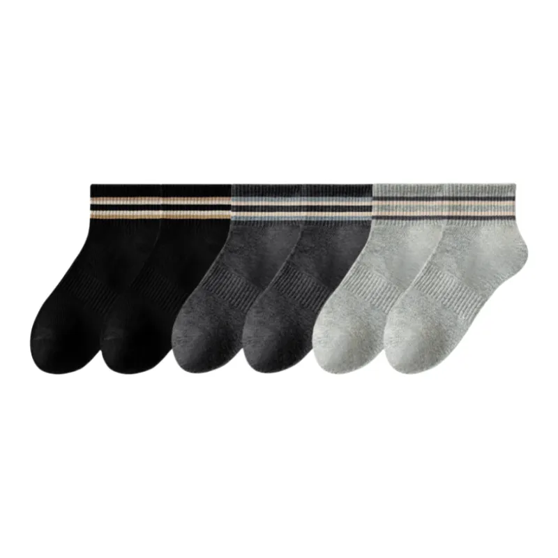 Lan Miao Mid Calf Socks Men's 6 Pack-0