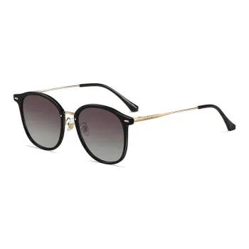 CAPONI TR/Memory Plastic Metal Square Sunglasses Unisex