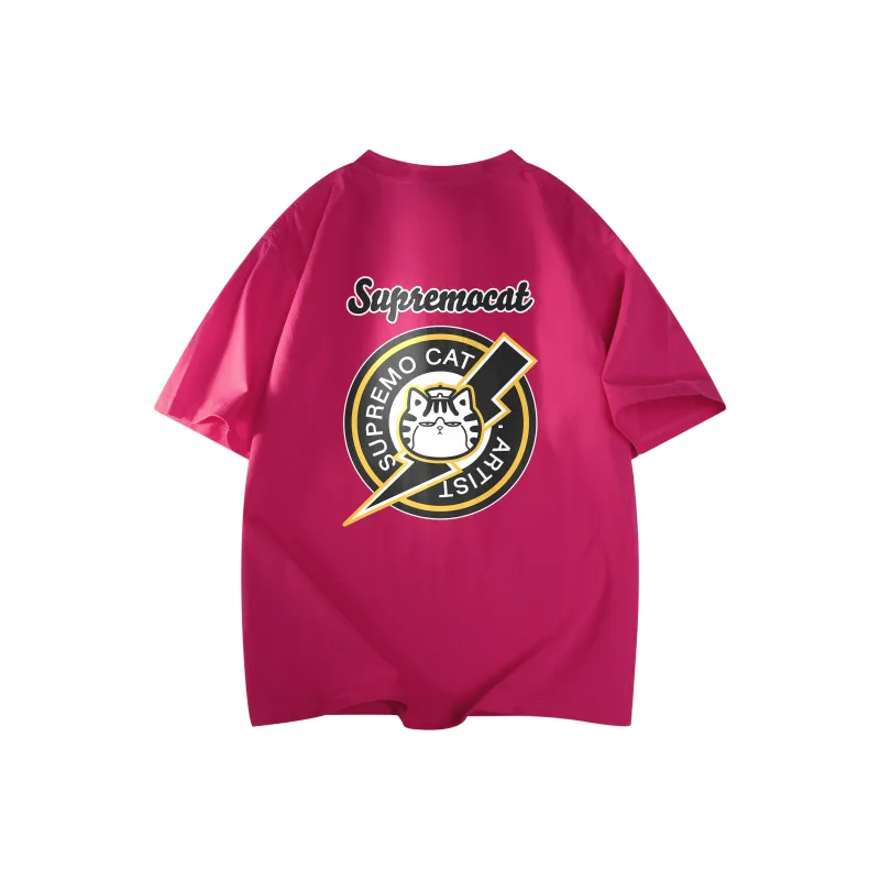 Supremo Cat T Shirts Unisex-10