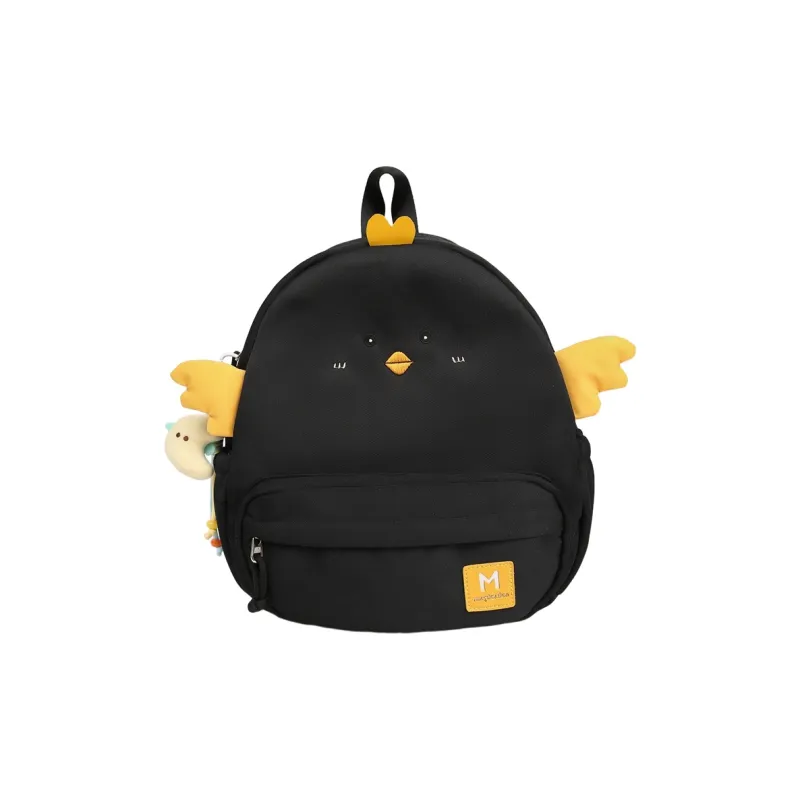 HCXK Nylon Backpack Unisex Yellow/Black/White-12