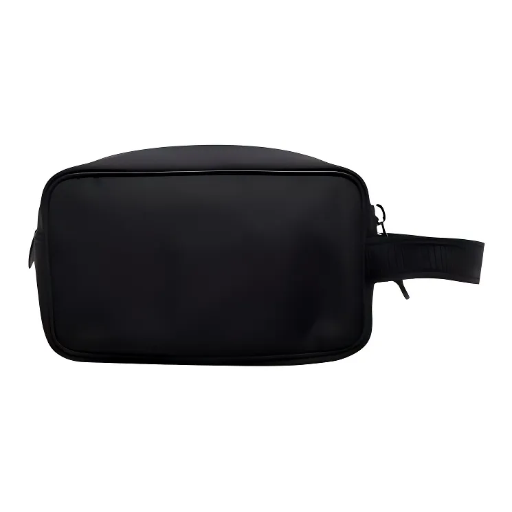MOSCHINO Polyester Polyamide Blend Clutch Makeup Bag Men's Black-1