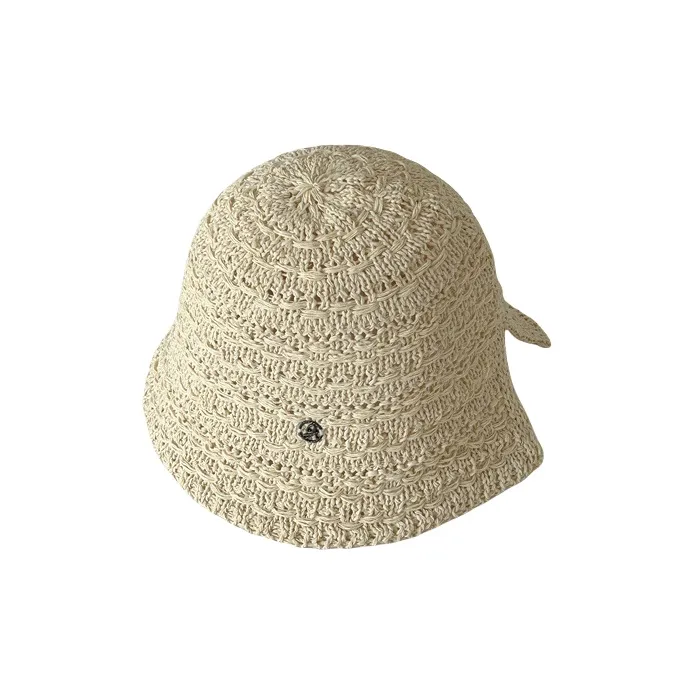 BOOLFEN Straw Woven Bucket Hats Women's-0