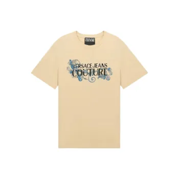 VERSACE JEANS COUTURE SS25 T Shirt Men's Beige