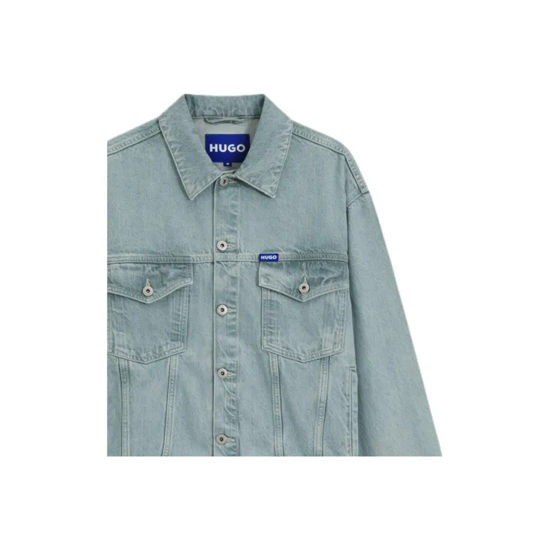 HUGO BOSS Denim Jacket Men's Light Blue-1
