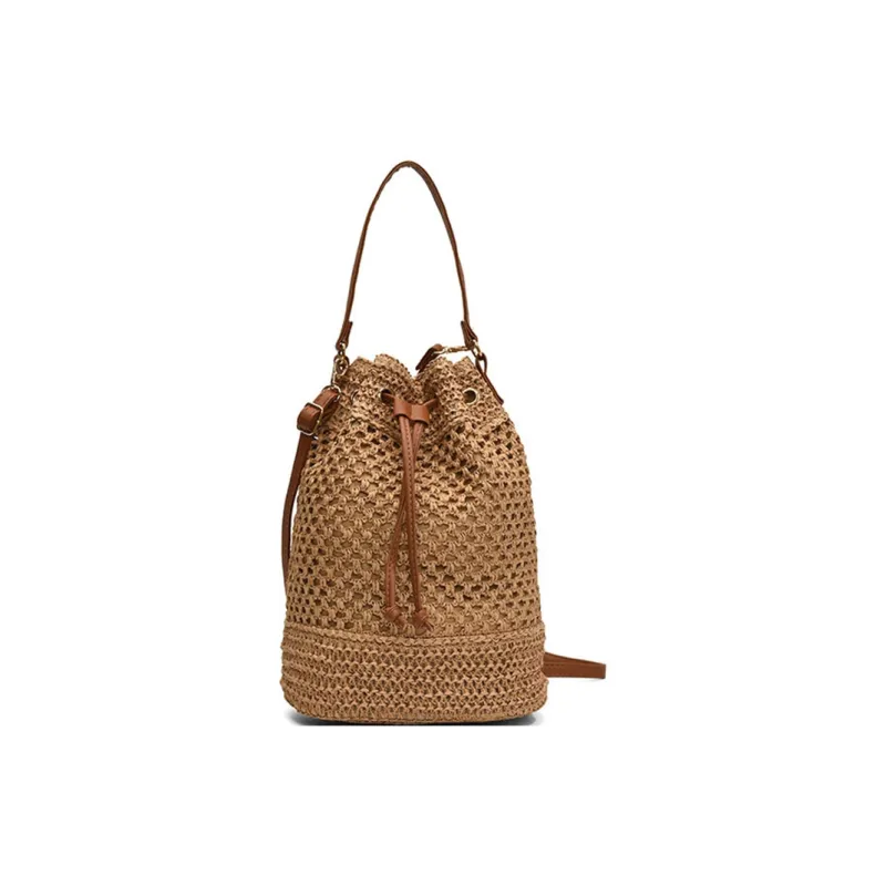Bywhich Straw Woven Handbag Women's Multicolor-2