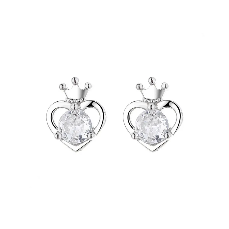 CENTURY&KINDLE 999 Fine Silver Stud Earrings Women's-0