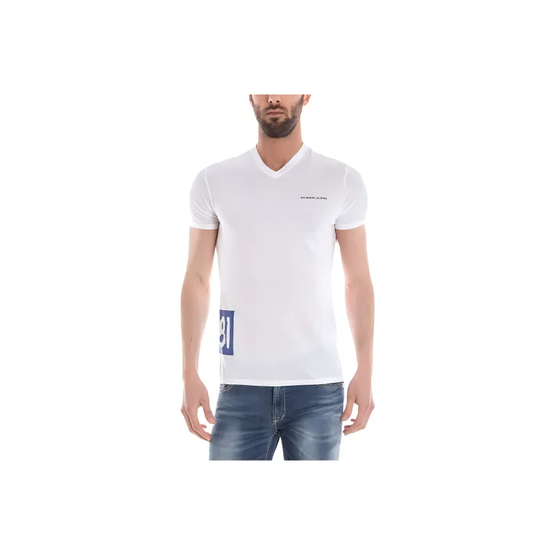 ARMANI JEANS T Shirt Men's White-0